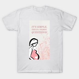 A real women T-Shirt